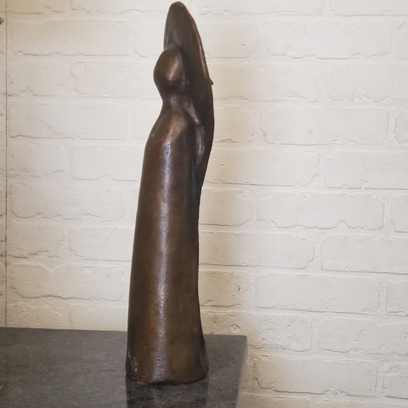 Guillaume Chaye "Madame Le Lune" Bronze Sculpture - Picture 5 of 16